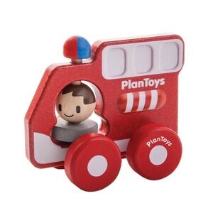 🚒Plan toys Red Fire Truck for Kids 12+ months🚒